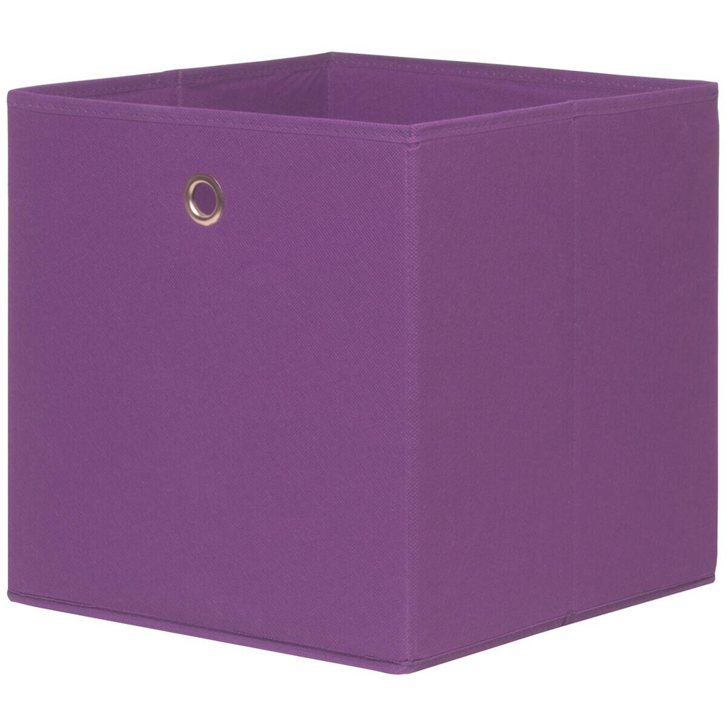 Stoffbox lila B/H/T: ca. 32x32x32 cm