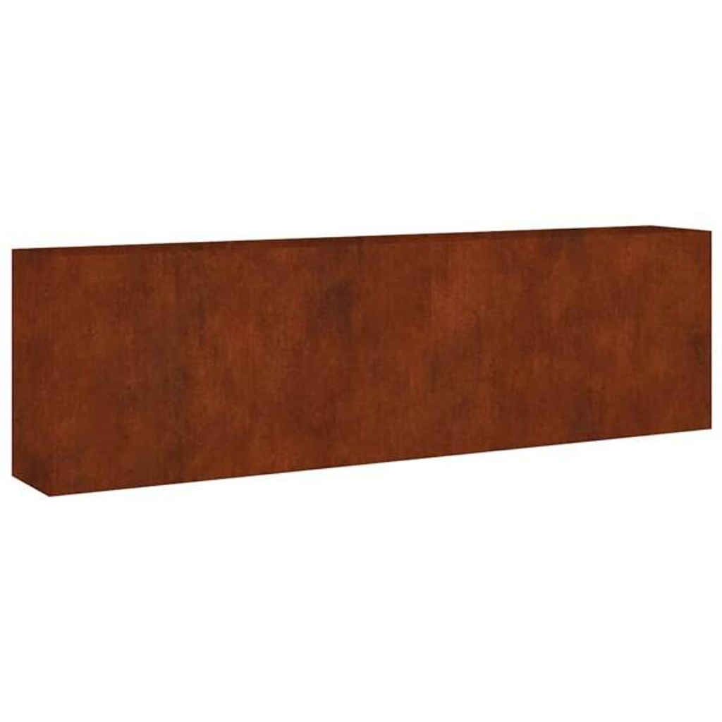 Hochbeet braun Stahl B/H/T/L: ca. 40x80x40x280 cm
