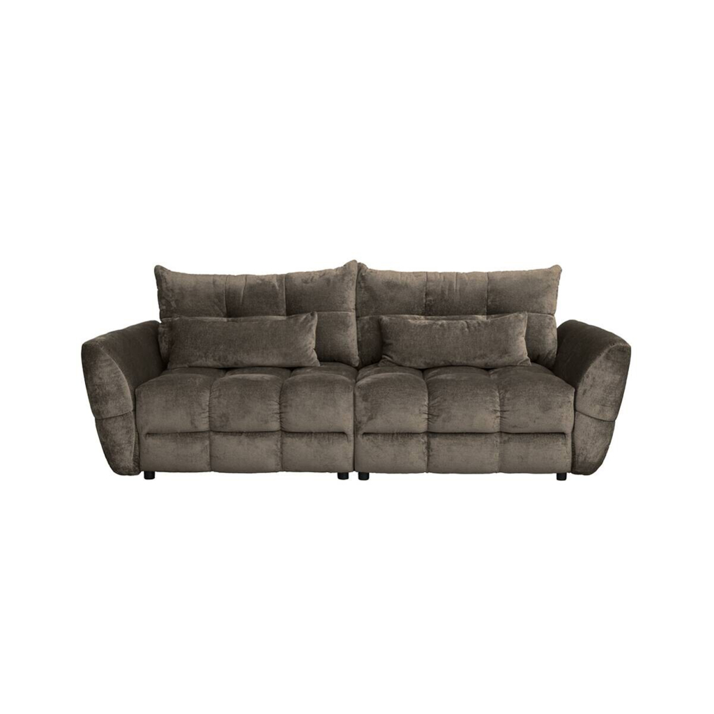 Big Sofa Moma Mocca Microfaser B/H/T: ca. 250x97x120 cm