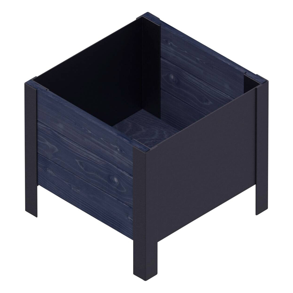 UPYARD Hochbeet MODERN schwarz Holz B/H/L: ca. 36x32x36 cm