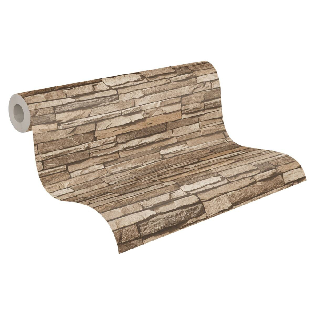 A.S.Creation Vliestapete braun beige B/H/D: ca. 53x1005x9,3 cm