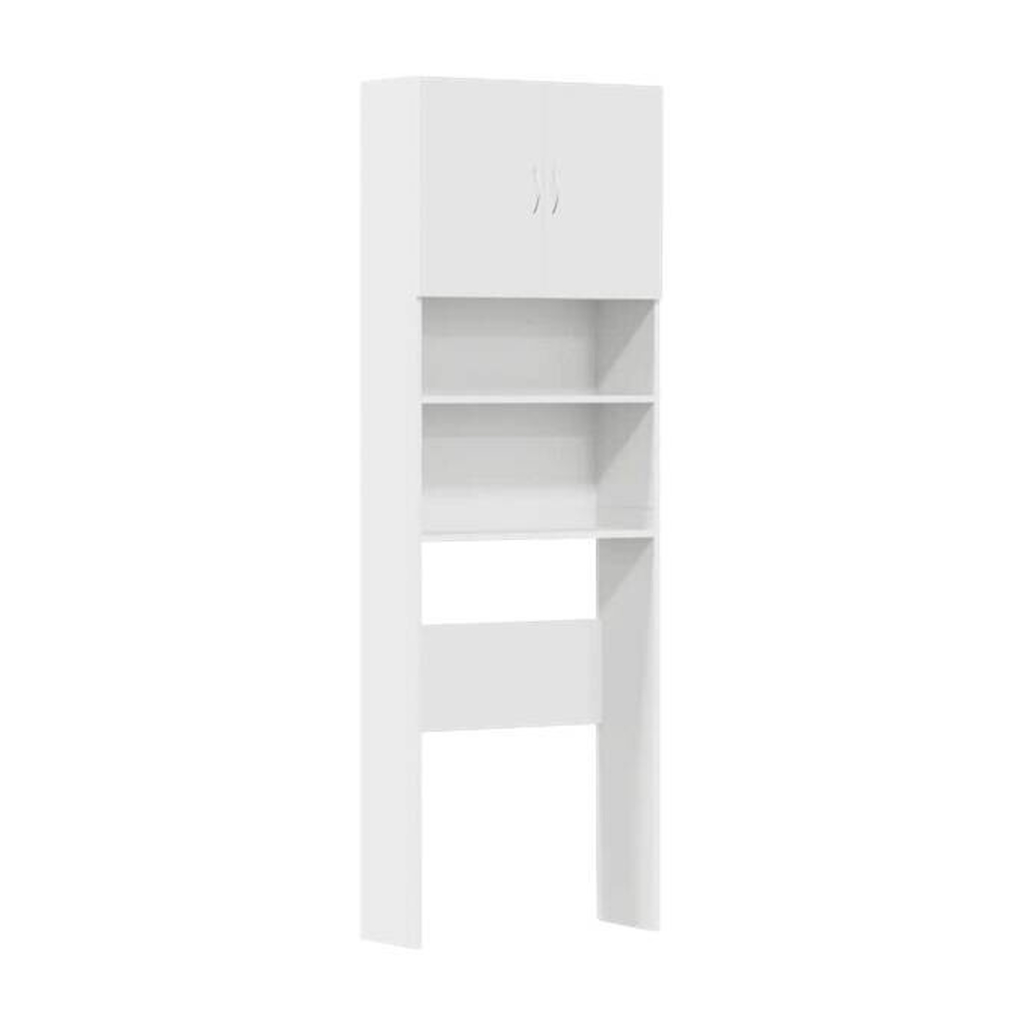 vidaXL Waschmaschinenschrank weiß B/H/T: ca. 64x190x24 cm