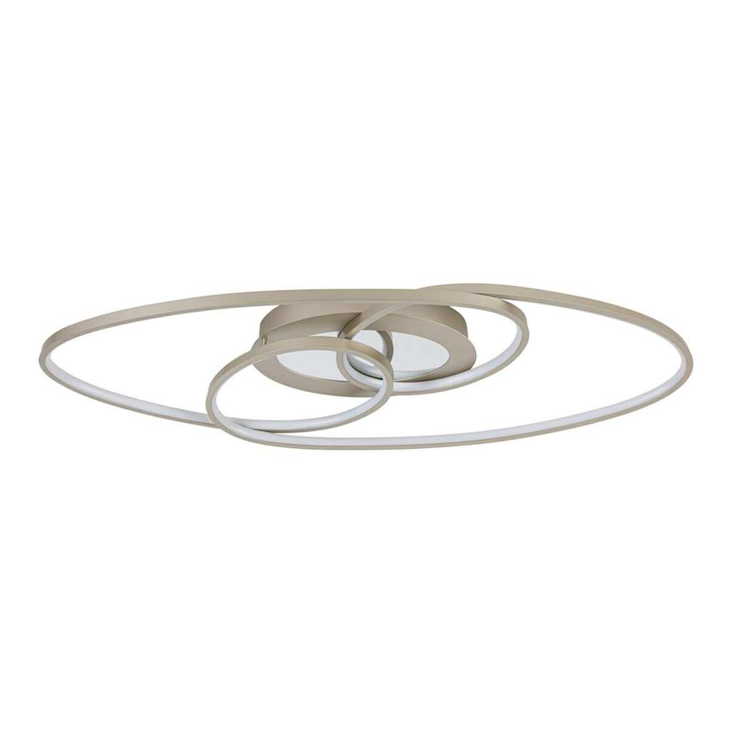 Nolo LED-Deckenleuchte Flow champagner Metall B/H/L: ca. 30x7,5x85 cm