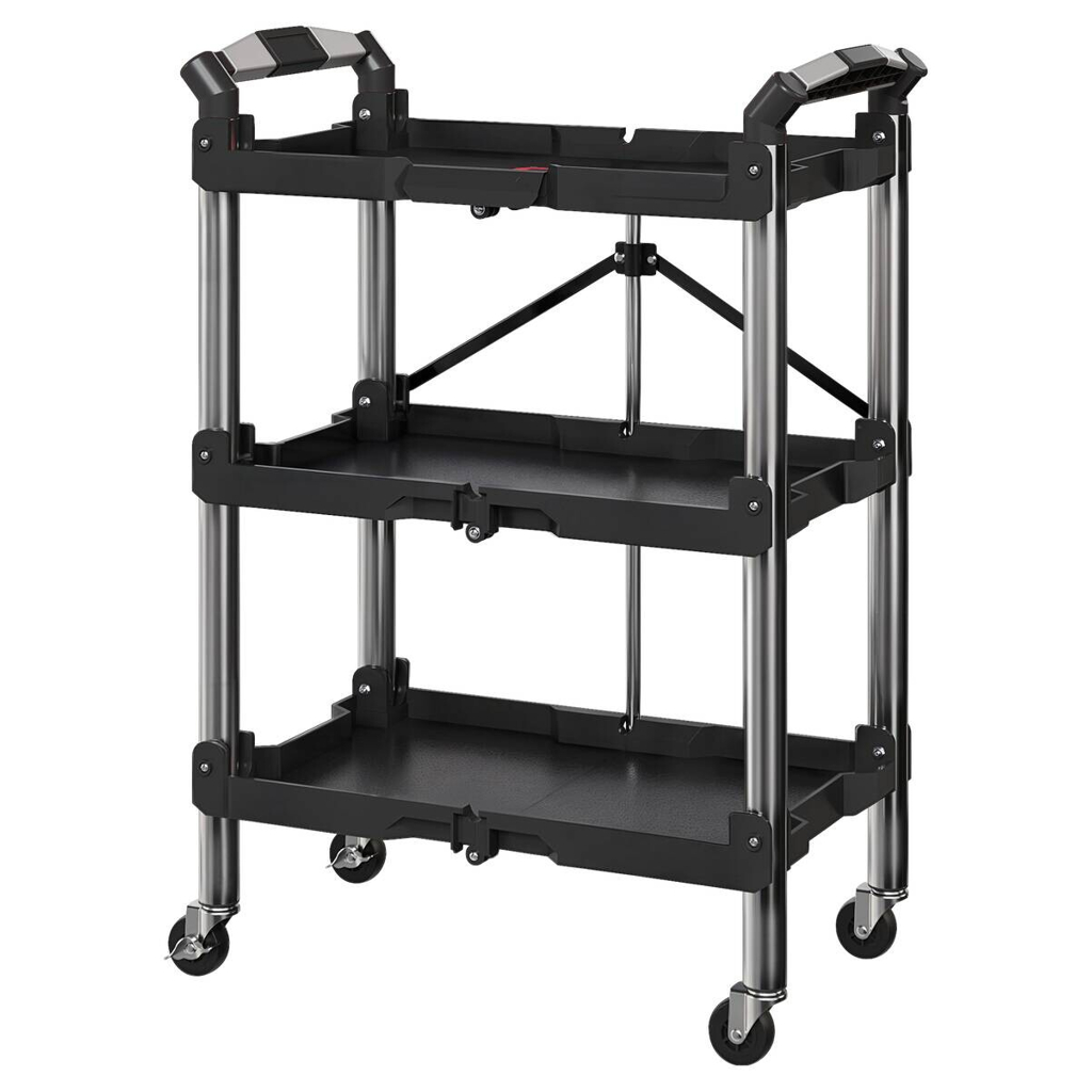 Werkstattwagen schwarz B/H/L: ca. 37x84x64 cm
