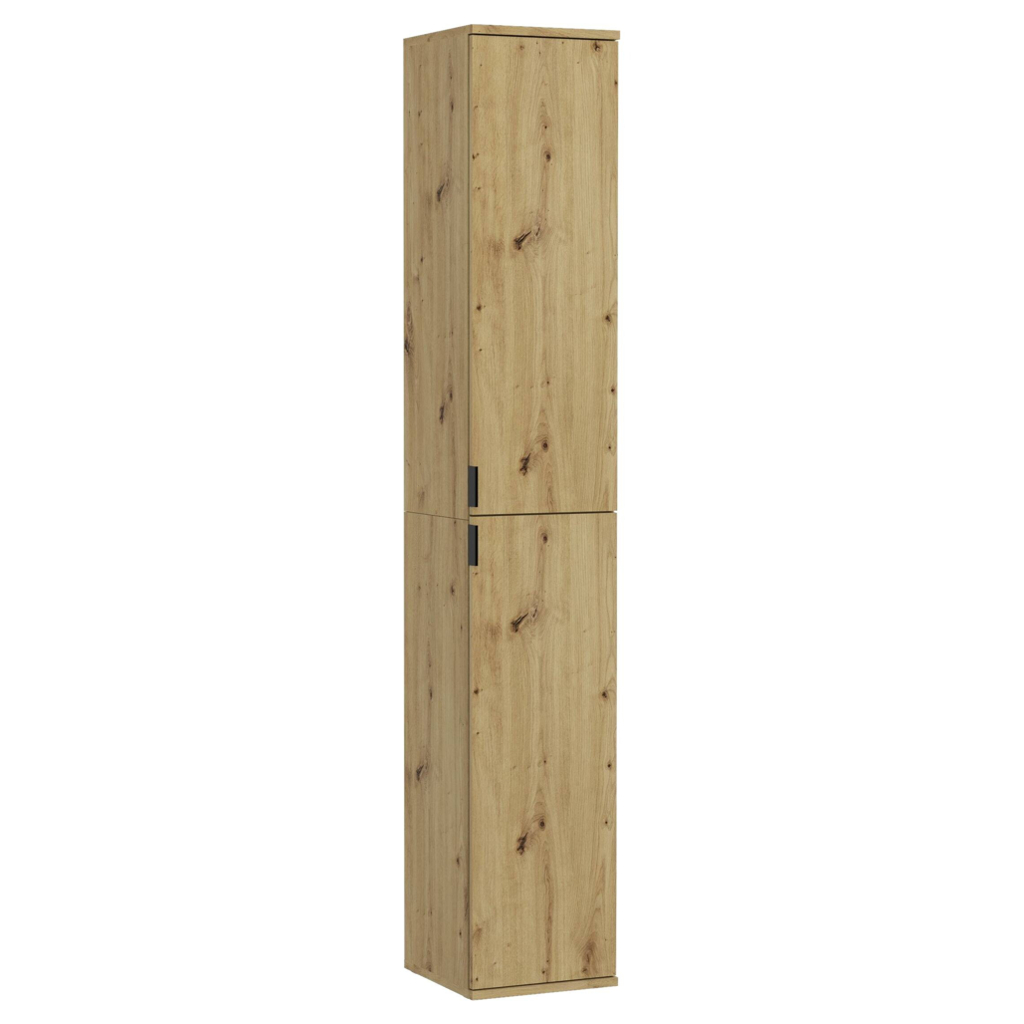 Badhochschrank PROJEKT Eiche Artisan Nachbildung B/H/T: ca. 30x193x34 cm