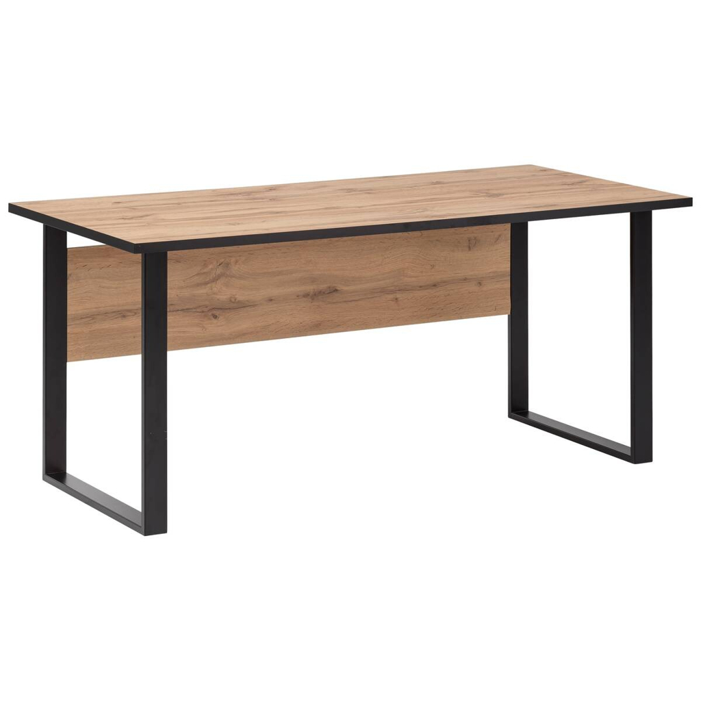 Schreibtisch Serie 2000 Eiche Landhaus Nachbildung B/H/T: ca. 160x73,2x75 cm