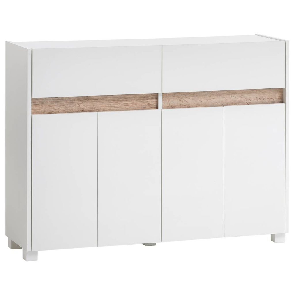 Kommode Cosmo perlweiß Optik B/H/T: ca. 112,2x84,8x33 cm
