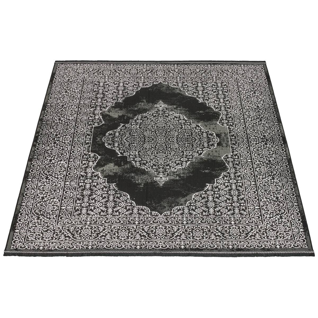 Webteppich Salsa schwarz B/L: ca. 80x300 cm