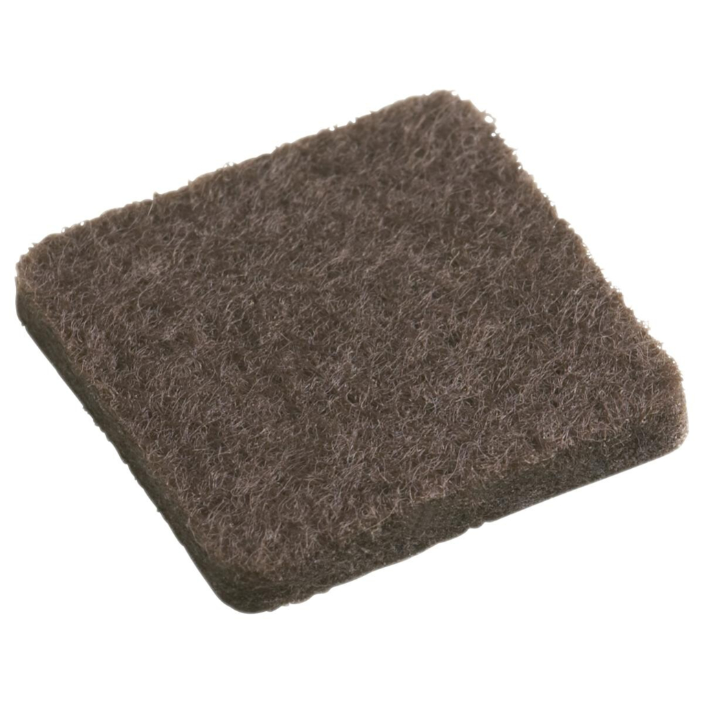 Meister Filzgleiter braun B/L: ca. 2,2x2,2 cm 16 tlg.