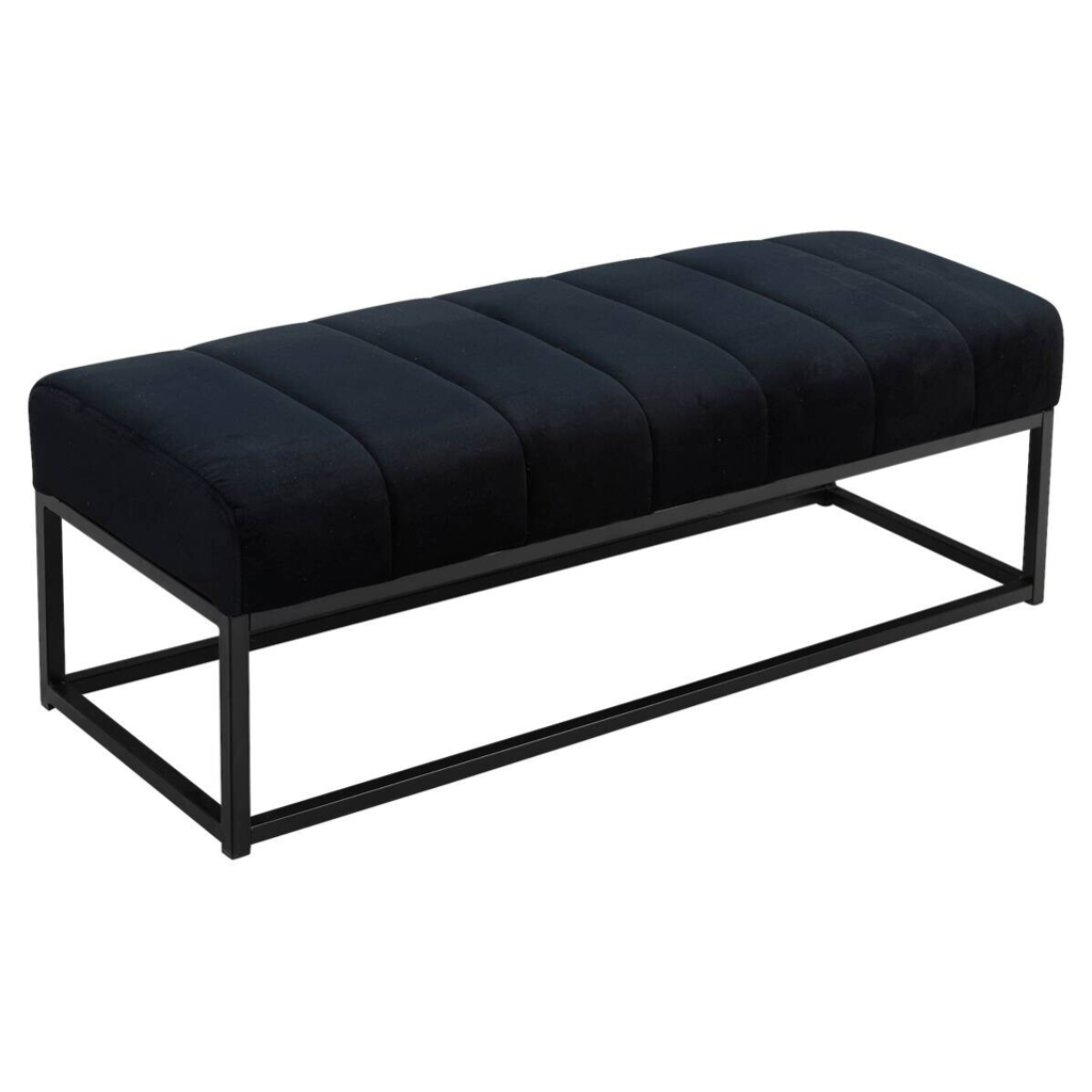 Sitzbank schwarz Polyester B/H/T: ca. 108x40x40 cm