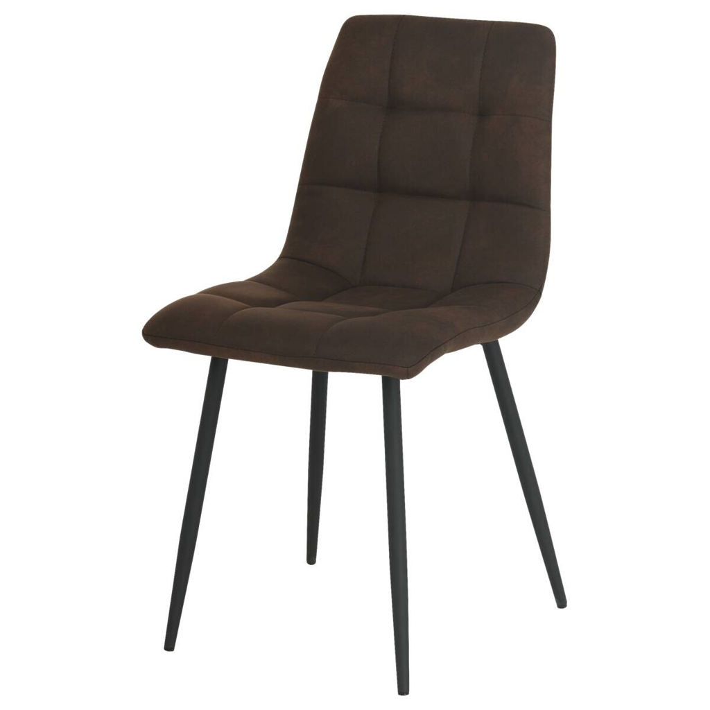 Stuhl Lech braun Microfaser B/H/T: ca. 45x88x53,5 cm