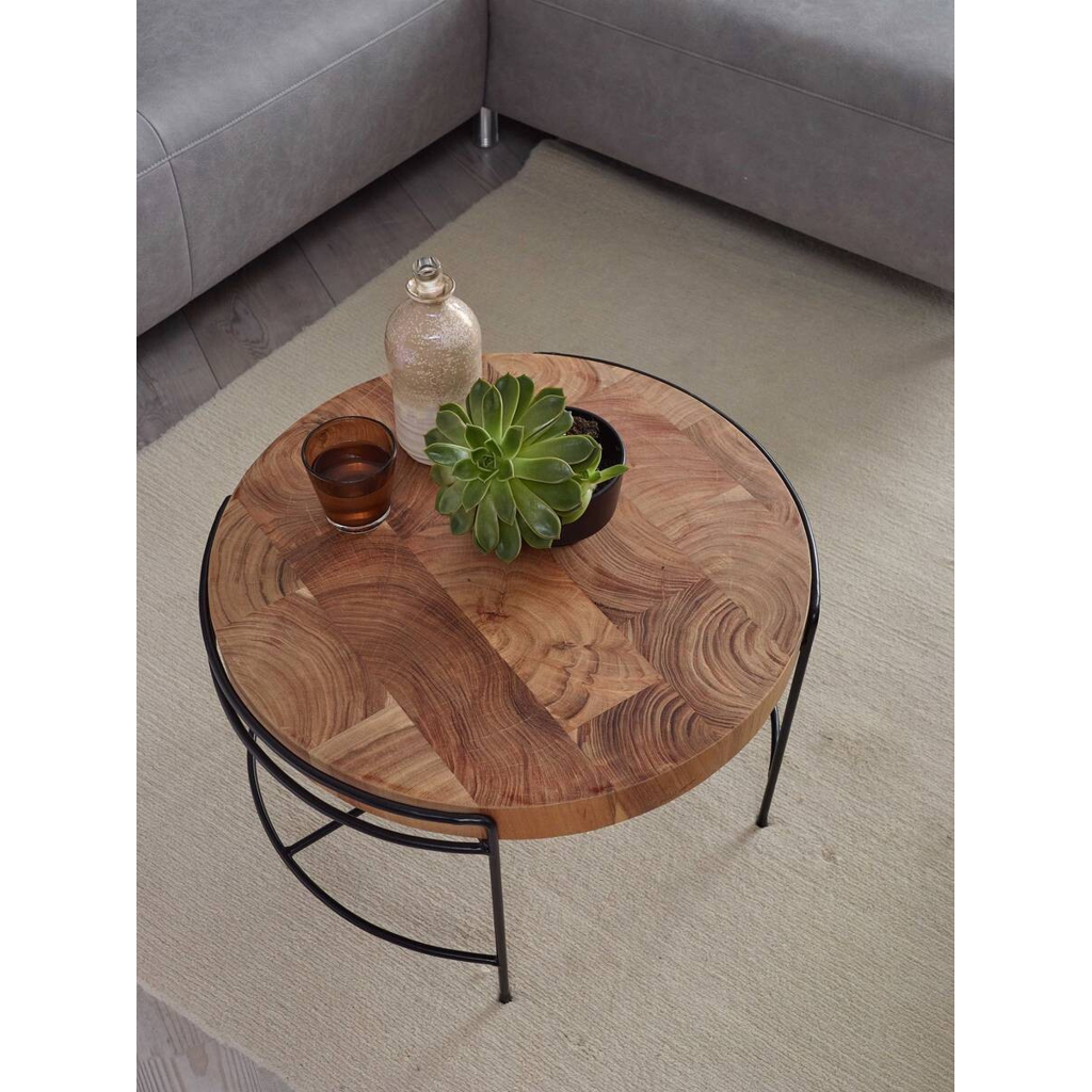 Couchtisch braun B/H/T: ca. 62x40x62 cm