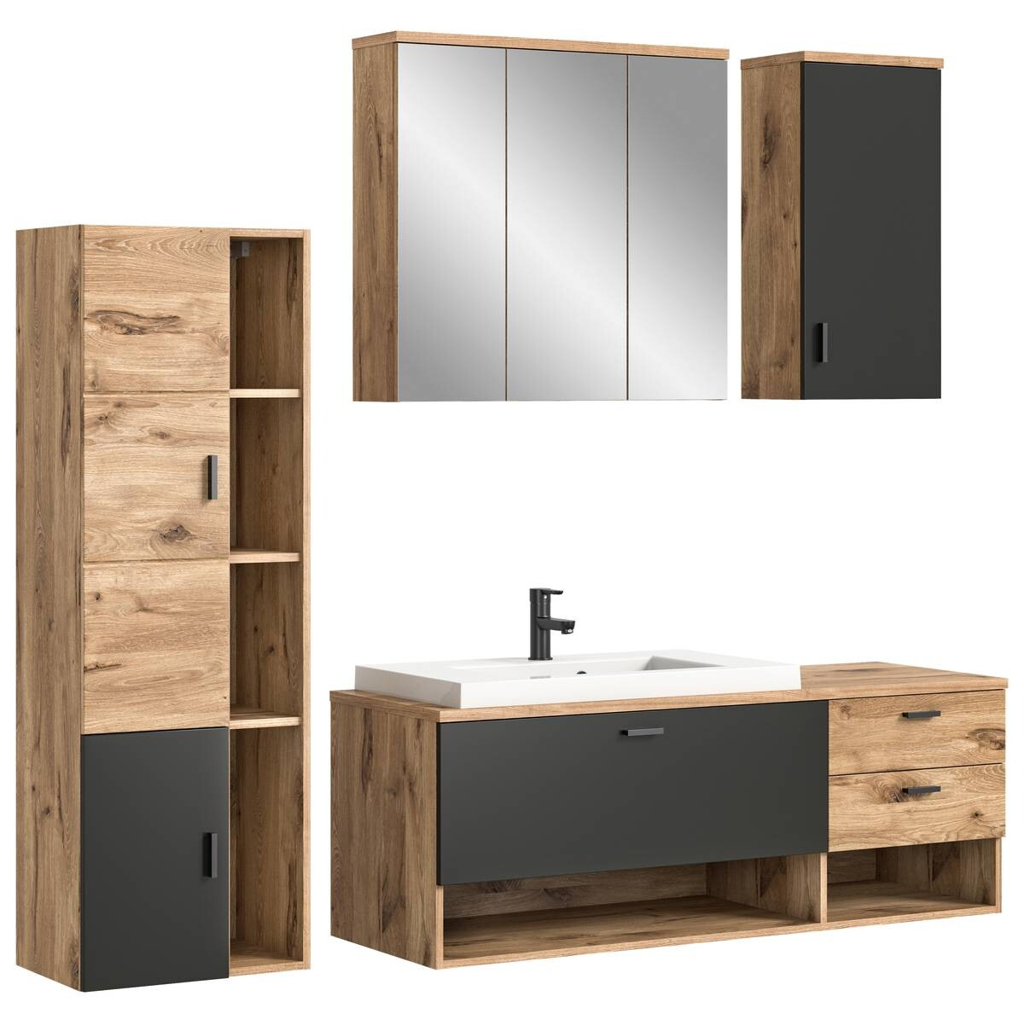 Badezimmer-Set GRADO B/H/T: ca. 203x192x48 cm