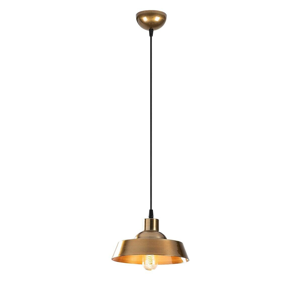 Opviq Pendelleuchte gold Metall B/H/T/L/D: ca. 22x107x22x22x22 cm E27 1 Brennstellen