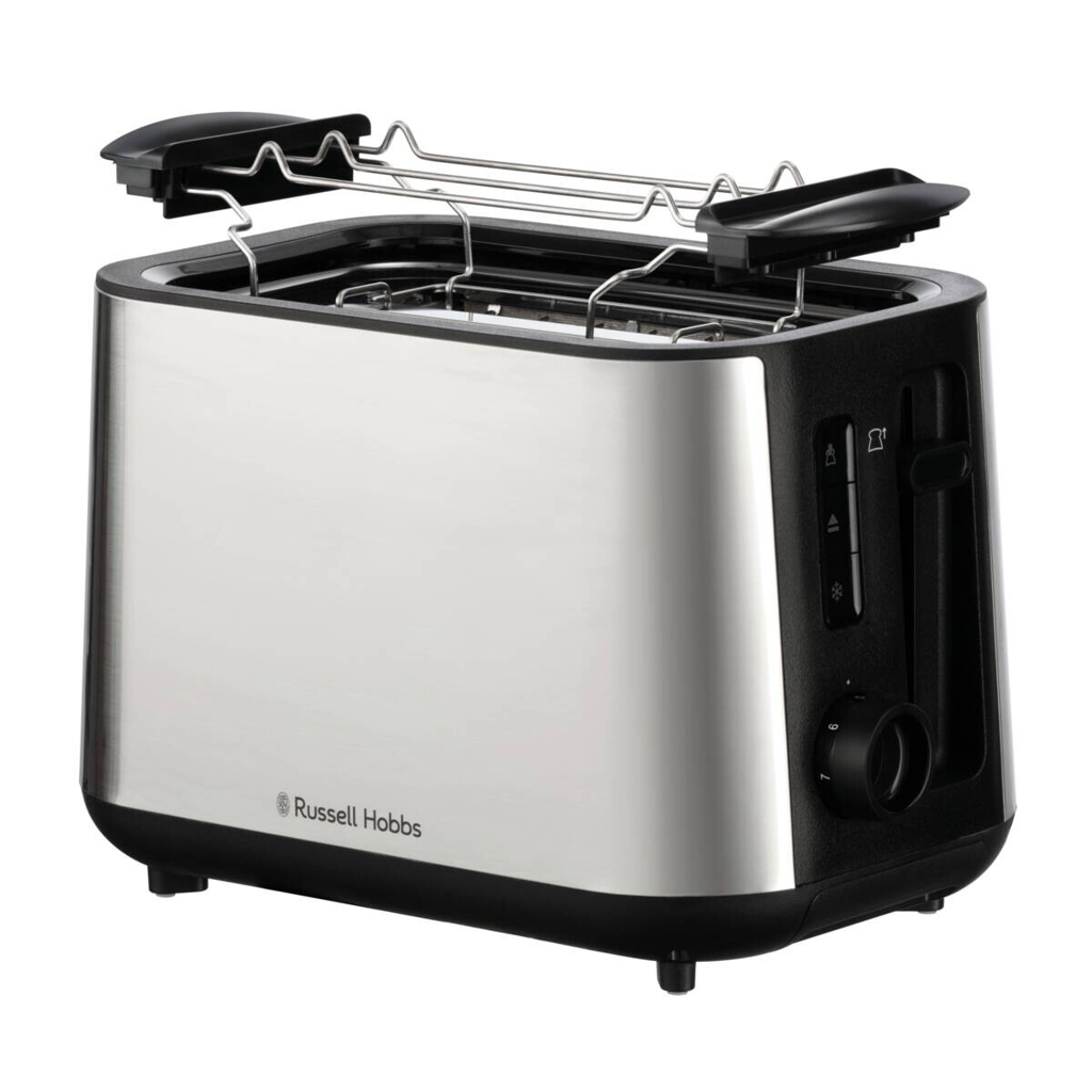 Russel Hobbs Toastautomat 27390-56 silber schwarz Edelstahl B/H/L: ca. 17,4x22,6x29,3 cm