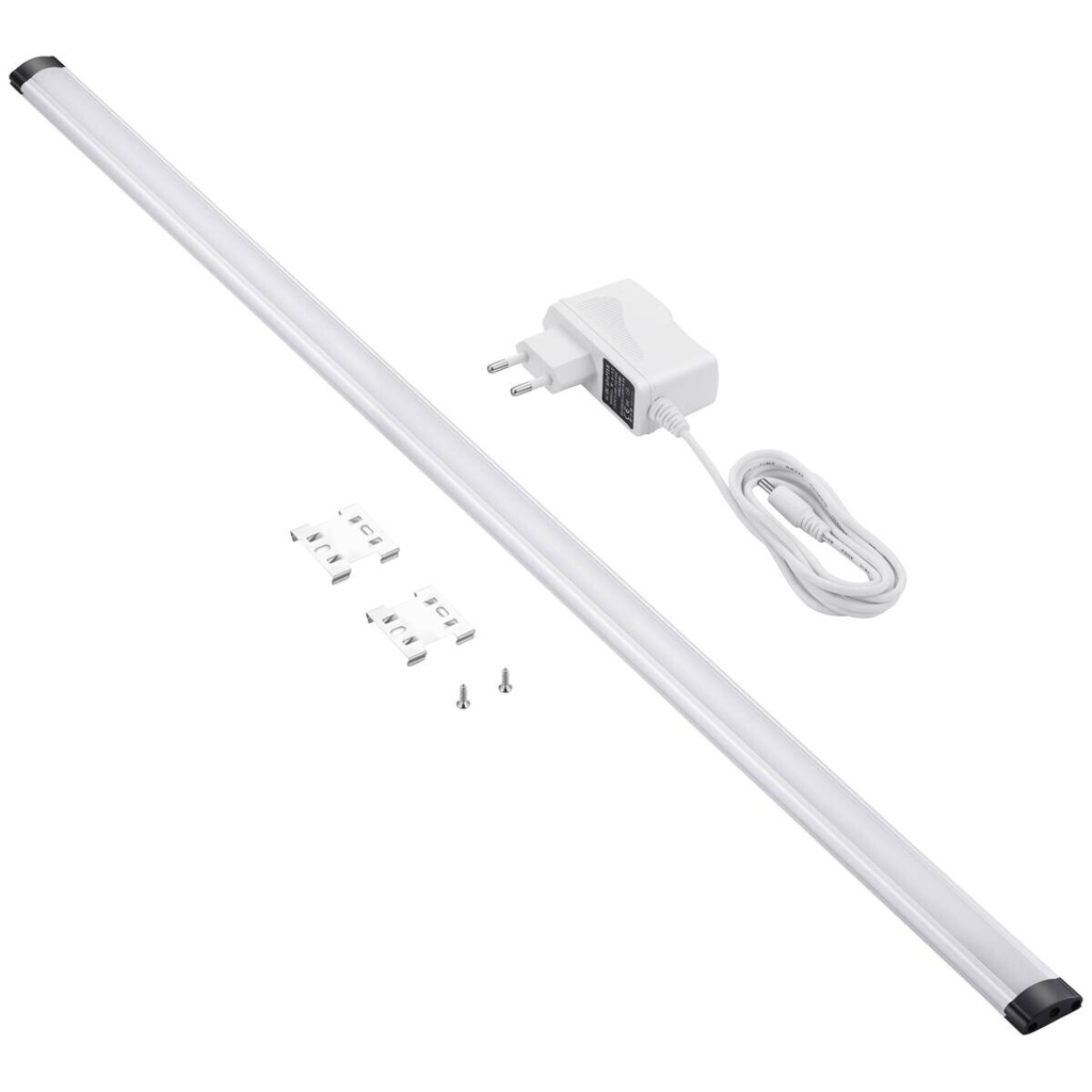 LED-Unterbauleiste 010 882 silber Kunststoff B/H/L: ca. 10x10x82 cm