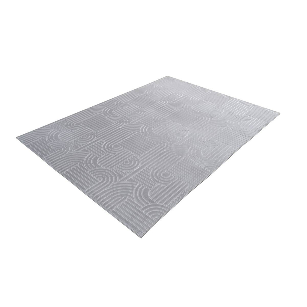 Kayoom Teppich Calma 125 silber B/L: ca. 120x160 cm
