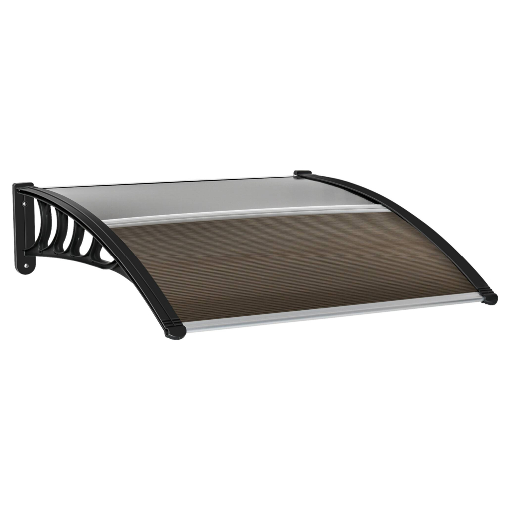 Outsunny Pultvordach braun B/H/L: ca. 96,5x27x103 cm