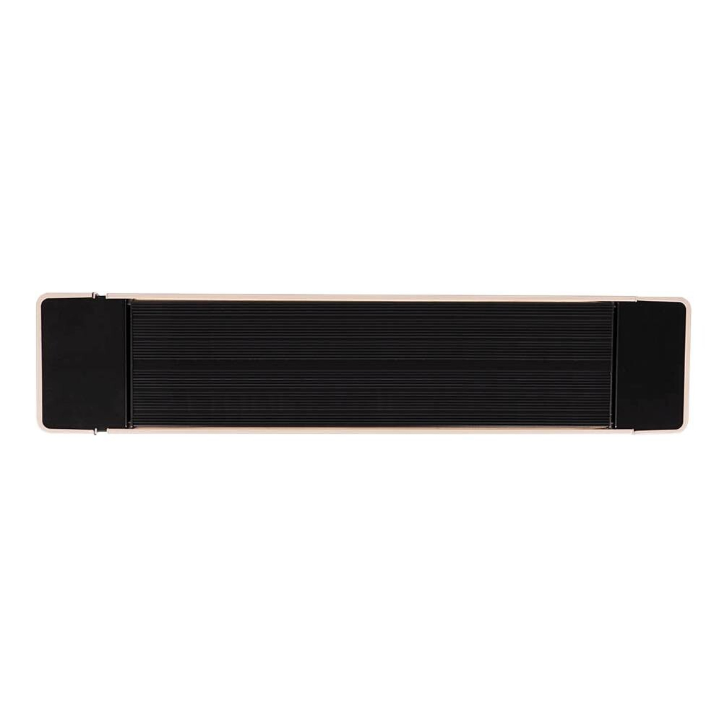 BHP Terassenheizstrahler Sibirien B992326 schwarz Aluminium B/H/T: ca. 93x20x5 cm ca. 1200 W