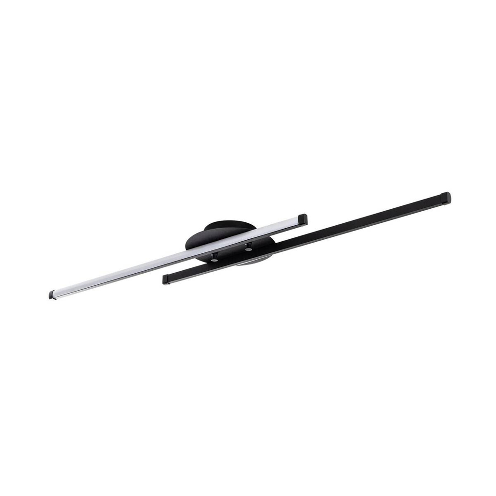 Opviq Deckenleuchte schwarz Metall B/H/T/L: ca. 86x5x17x86 cm