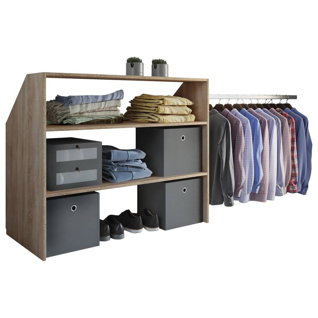 Regal Dacho Eiche Sonoma Nachbildung B/H/T: ca. 90x100x50 cm