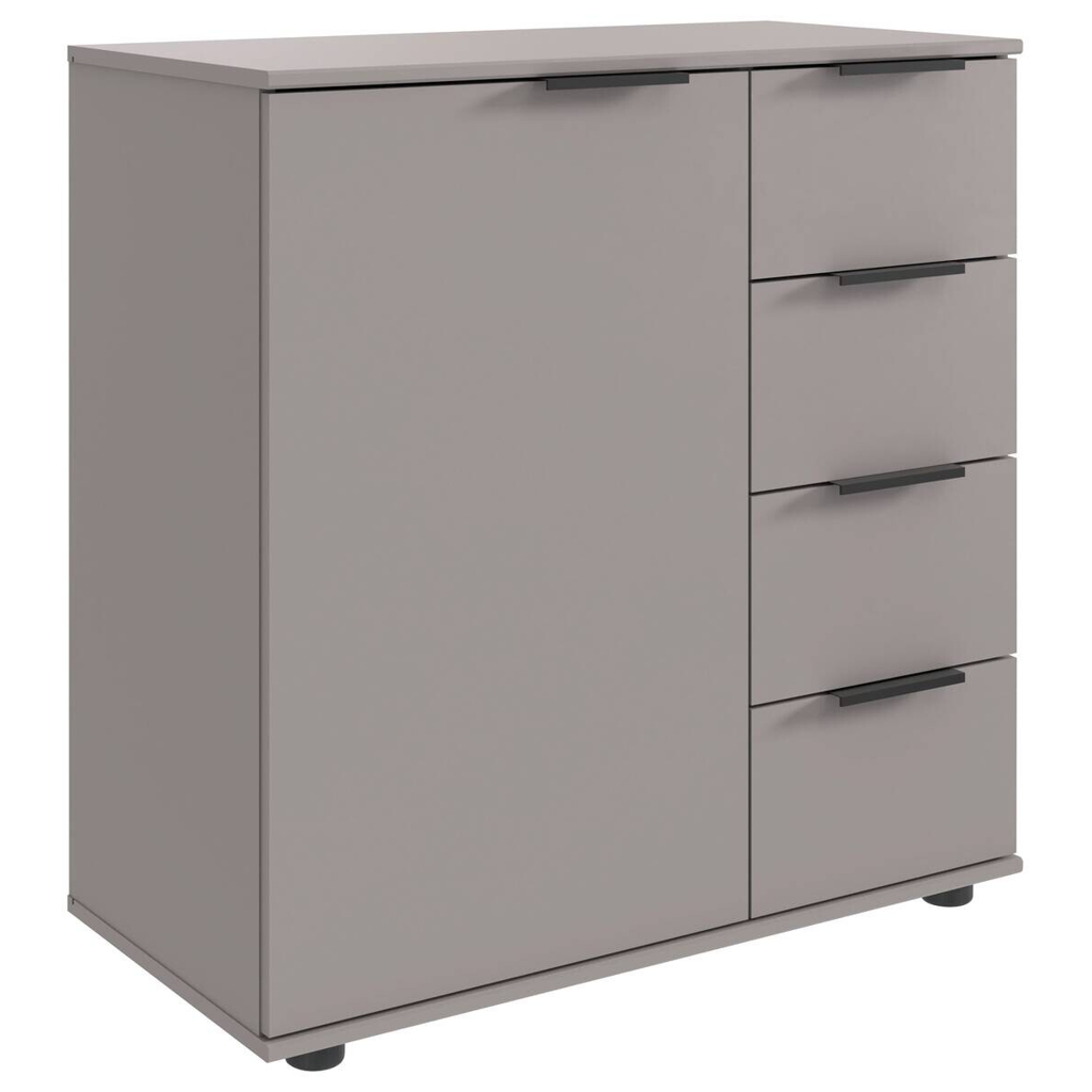 Kombikommode Tilburg Sahara grau B/H/T: ca. 81x83x41 cm