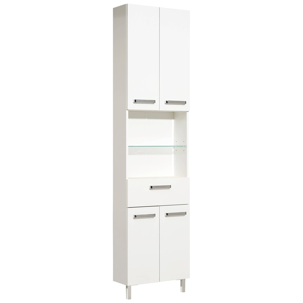 Hochschrank Quickset 312 weiß glanz B/H/T: ca. 50x195,5x20 cm