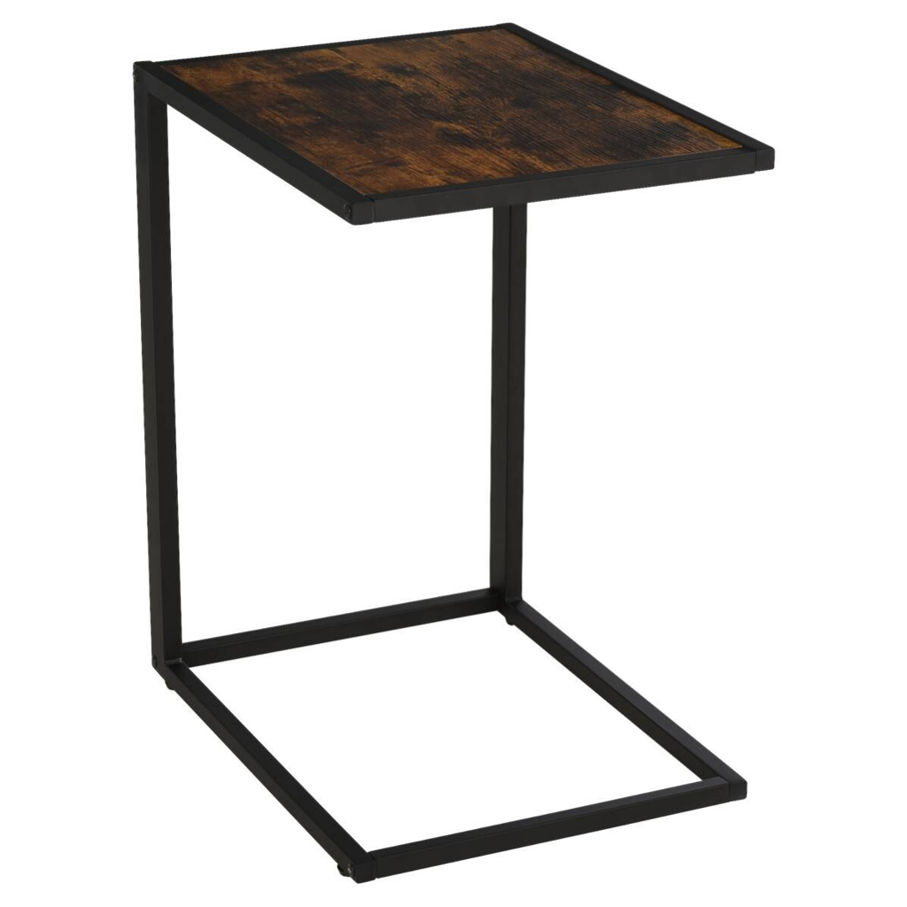 Beistelltisch 833-194BN braun schwarz B/H/T: ca. 40,6x64,2x50,8 cm