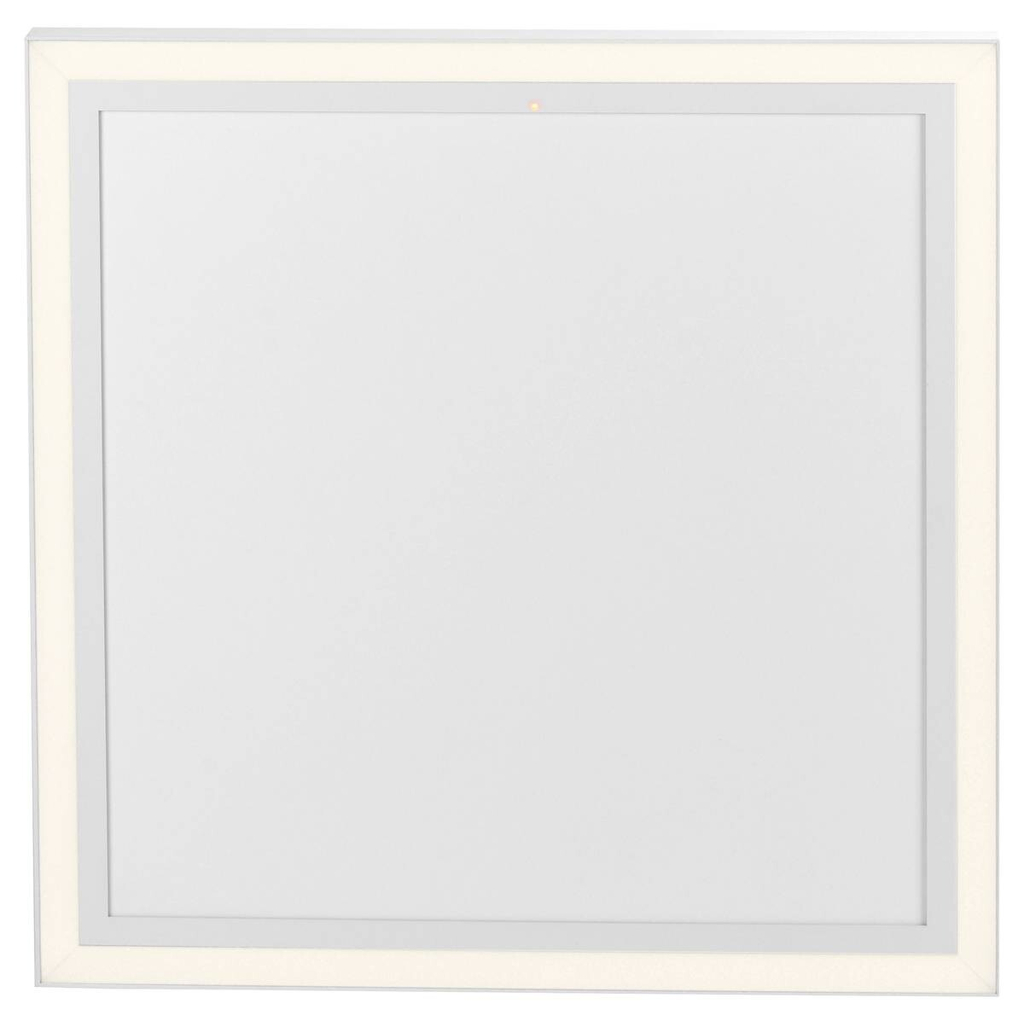 Just Light LED-Deckenleuchte mit Heizfunktion BEROA 18067-16 weiß Kunststoff Metall B/H/T: ca. 60x6,8x60 cm 1 Brennstellen