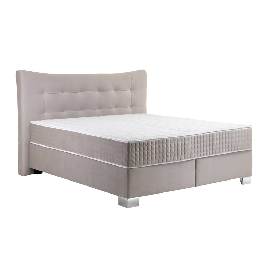 Boxspringbett Domino creme Liegefläche B/L: ca. 180x200 cm