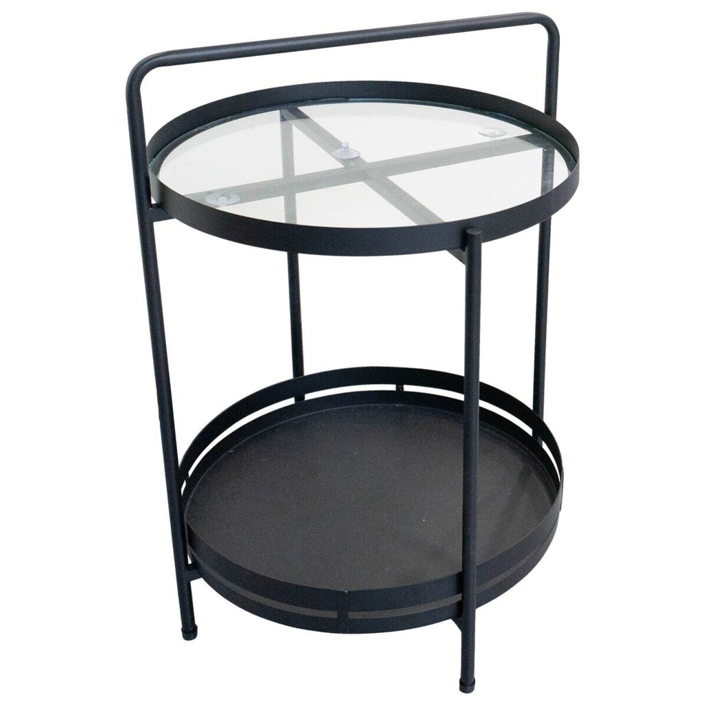 Beistelltisch Sabine schwarz H/D: ca. 60x40 cm