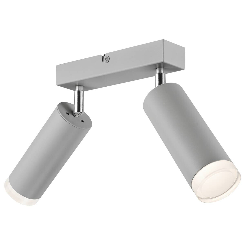 Lamkur Hängeleuchte silber Aluminium Stahl Acryl B/H/L: ca. 31x17x31 cm E27 2 Brennstellen