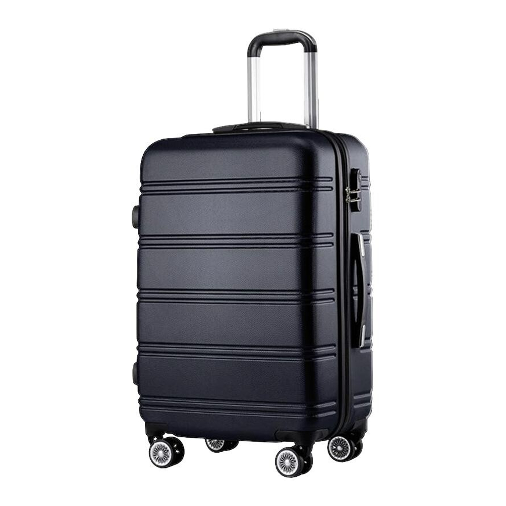 Hartschalenkoffer schwarz Kunststoff B/H/L: ca. 52x76x30 cm