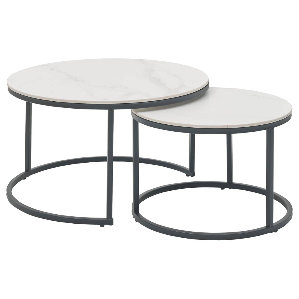Couchtisch Gino weiß Marmor Optik
