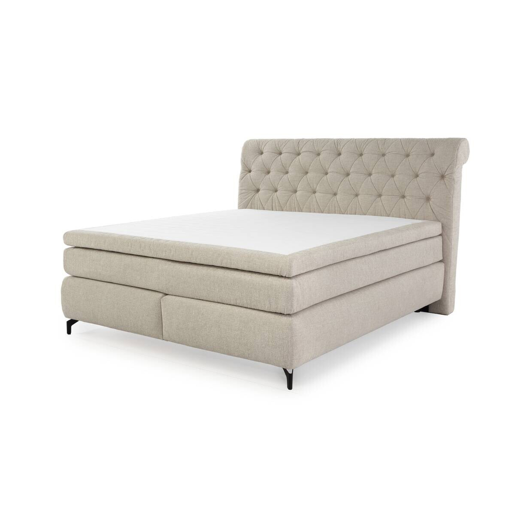 Boxspringbett  beige Liegefläche B/L: ca. 180x200 cm