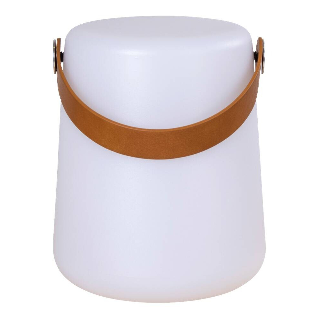 Tischlampe Bristol weiß Polyethylen B/H/L: ca. 17x21x17 cm