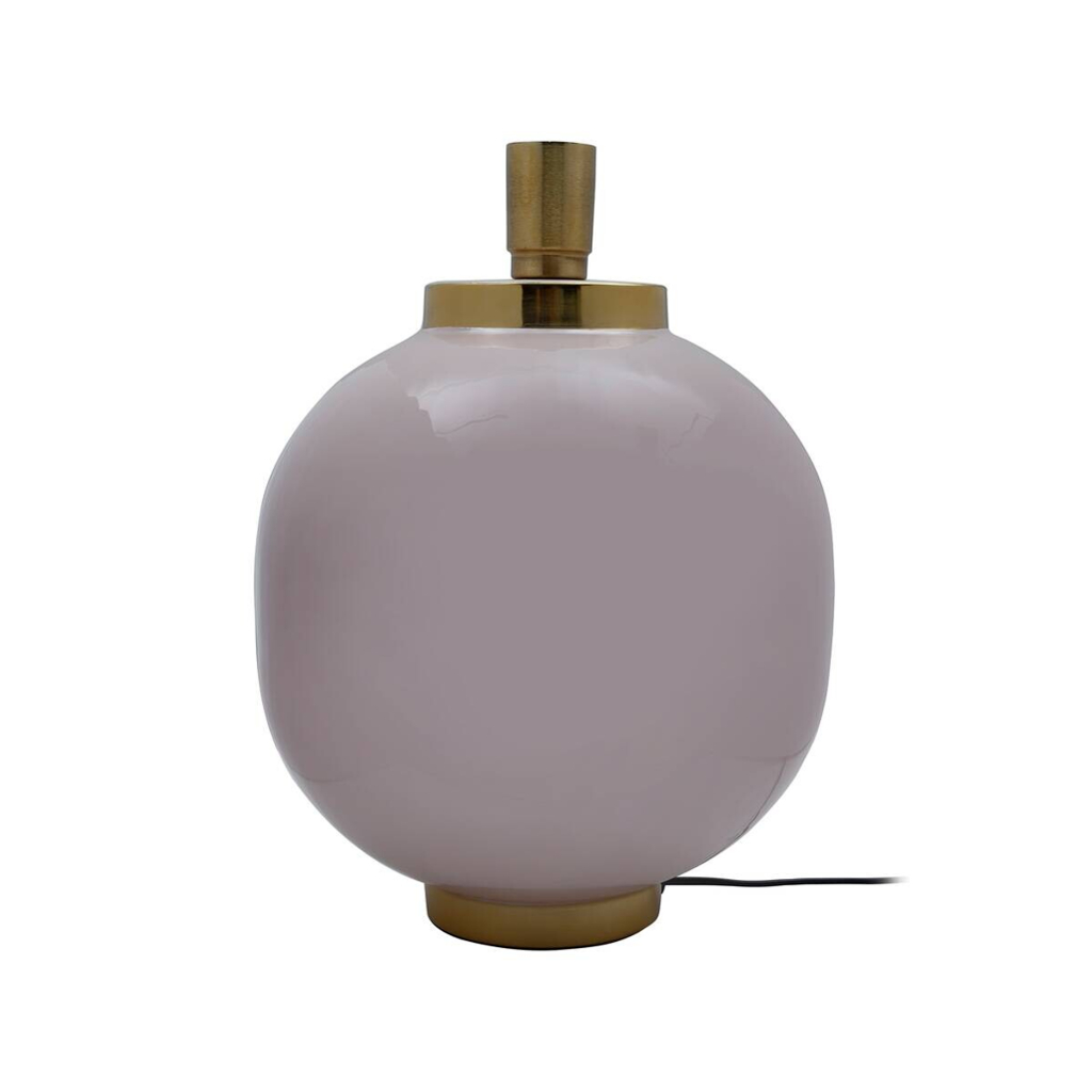 Kayoom Tischleuchte gold altrosa Eisen B/H/L: ca. 28x38,5x28 cm E27 1 Brennstellen