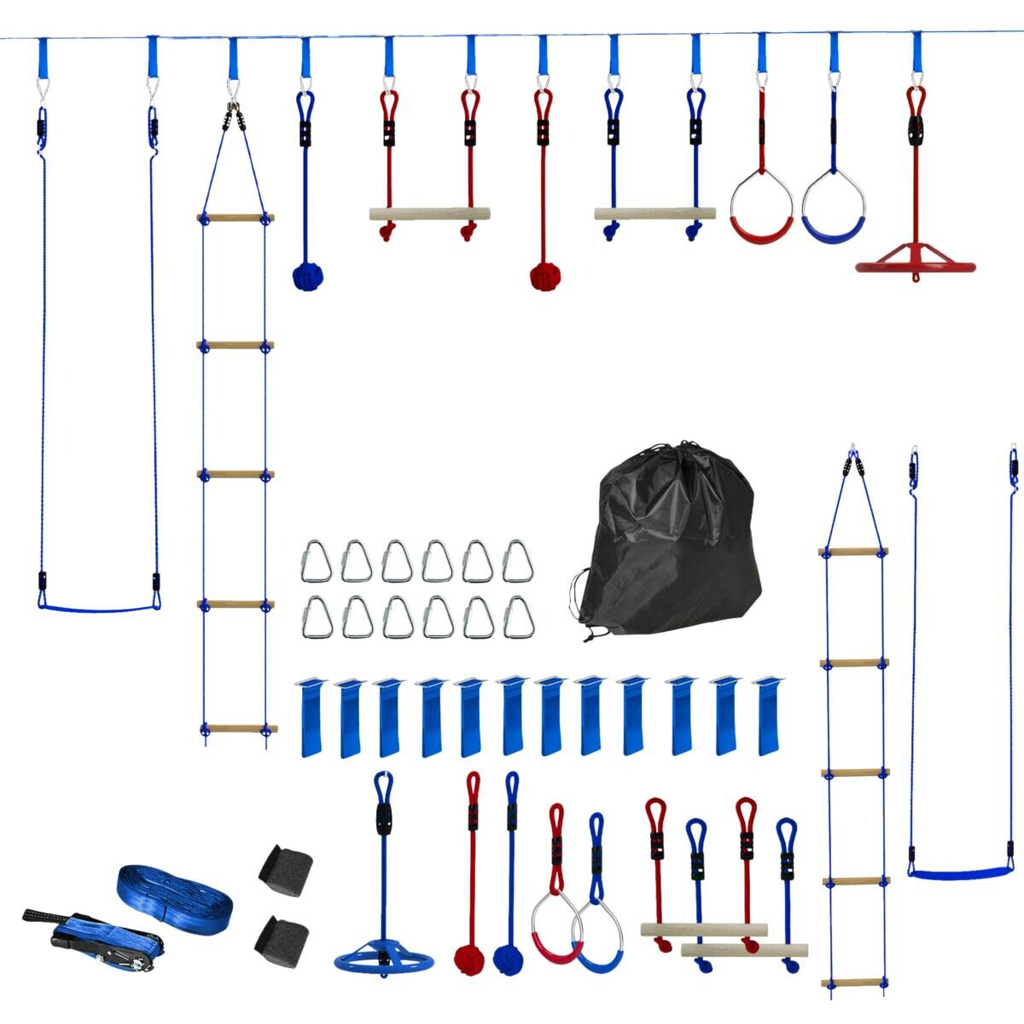 AIYAPLAY Ninja Slackline-Set rot Polyester B/H/L: ca. 5x1x1000 cm