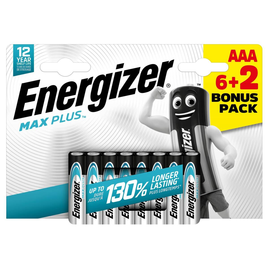 Energizer Batterie MaxPlus AAA/Micro (LR03) 8er Pack