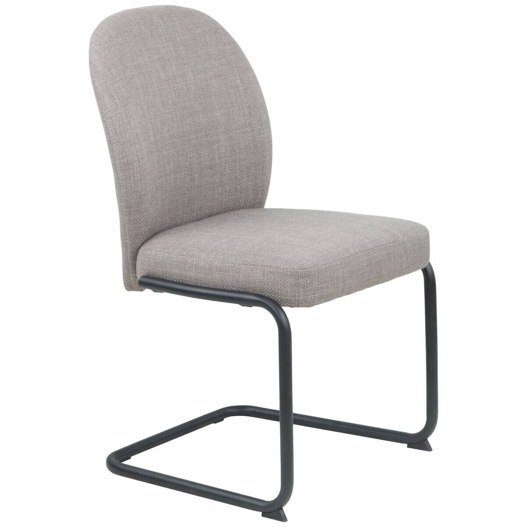 Schwingstuhl Karen II, 2er-Set schlamm Webstoff B/H/T: ca. 53x90x62 cm