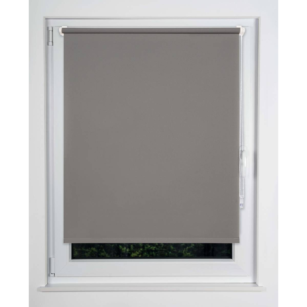 Tageslichtrollo zum klemmen grau B/L: ca. 90x210 cm