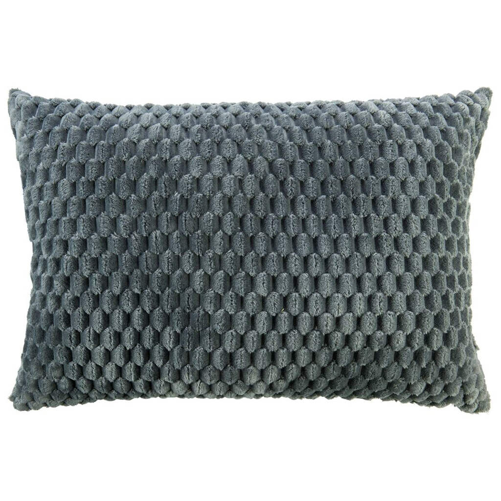 Dekokissen Wabe anthrazit Polyester B/L: ca. 70x50 cm