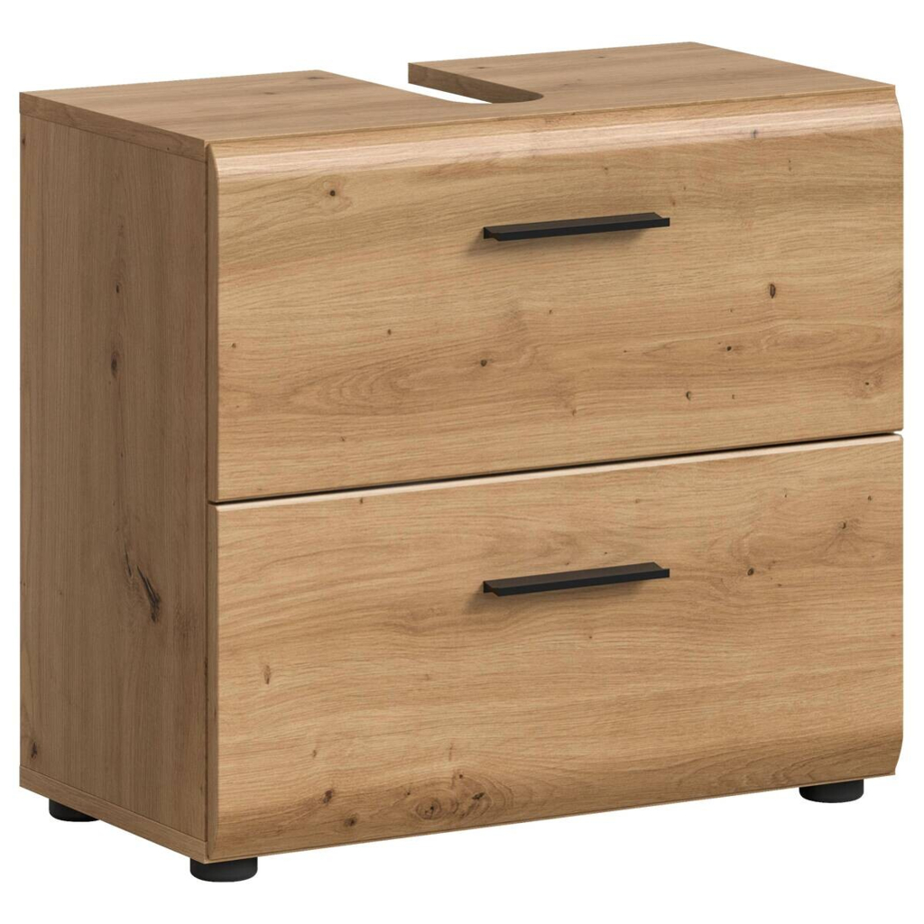 Waschbeckenunterschrank Ice Artisan Oak Nachbildung B/H/T: ca. 60x54x60 cm