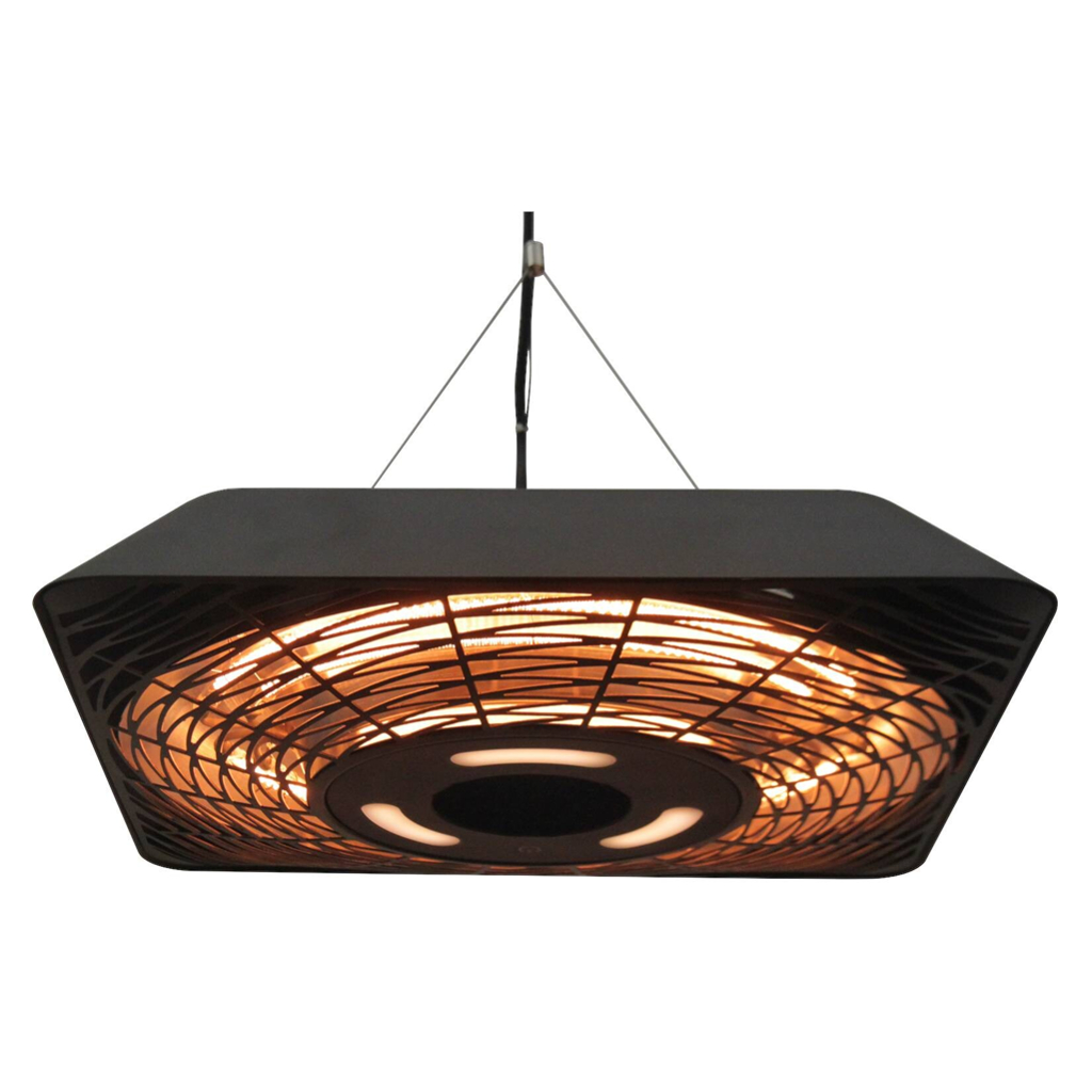 Outsunny Deckenheizstrahler 842-136V90 schwarz B/H/T: ca. 45x10x45 cm