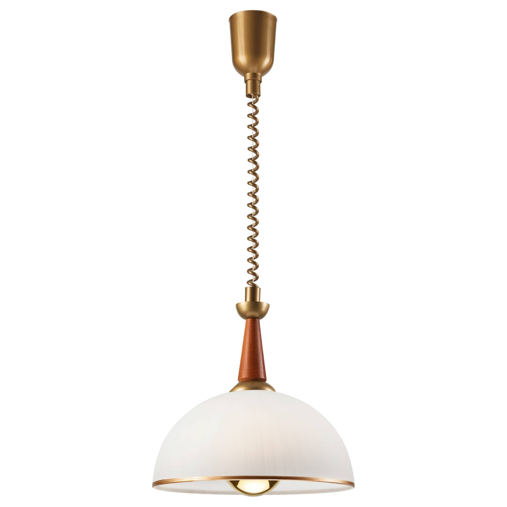 Lamkur Deckenleuchte gold Glas B/H/L: ca. 64x30x64 cm E27 1 Brennstellen