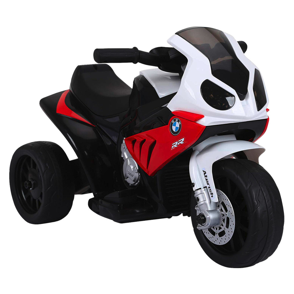 HOMCOM Kindermotorrad BMW S1000RR weiß B/H/L: ca. 37x44x66 cm