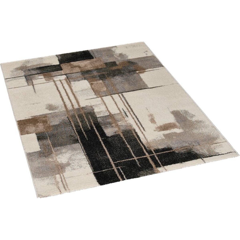 Webteppich Rio beige-grau B/L: ca. 80x150 cm