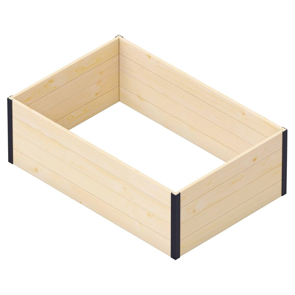 UPYARD Hochbeet MODERN natur Holz B/H/L: ca. 80x40x120 cm