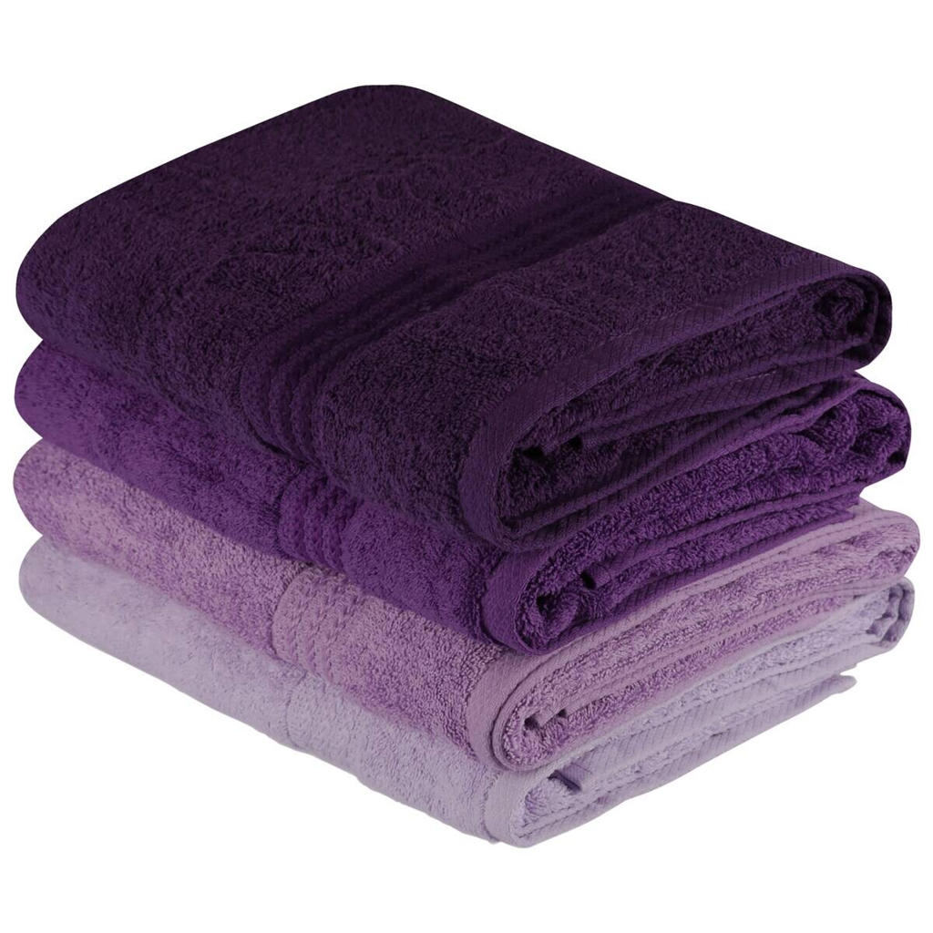 Mijolnir Frottier-Set lila Baumwolle B/L: ca. 70x140 cm
