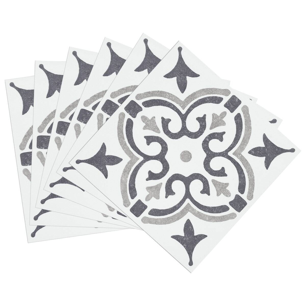 d-c-fix Wandfliese selbstklebend grau B/L: ca. 15,25x15,25 cm
